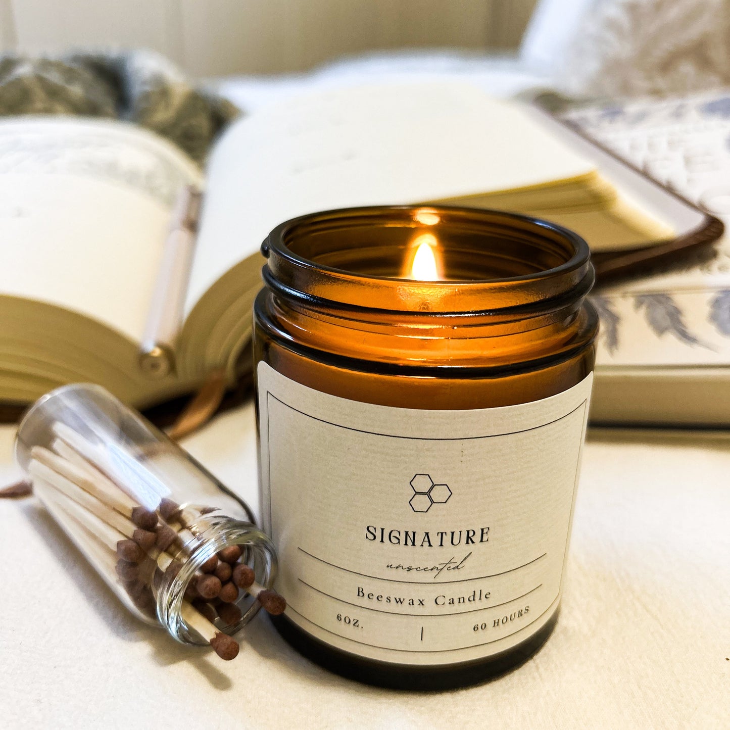 Beeswax Candles - 6 oz.