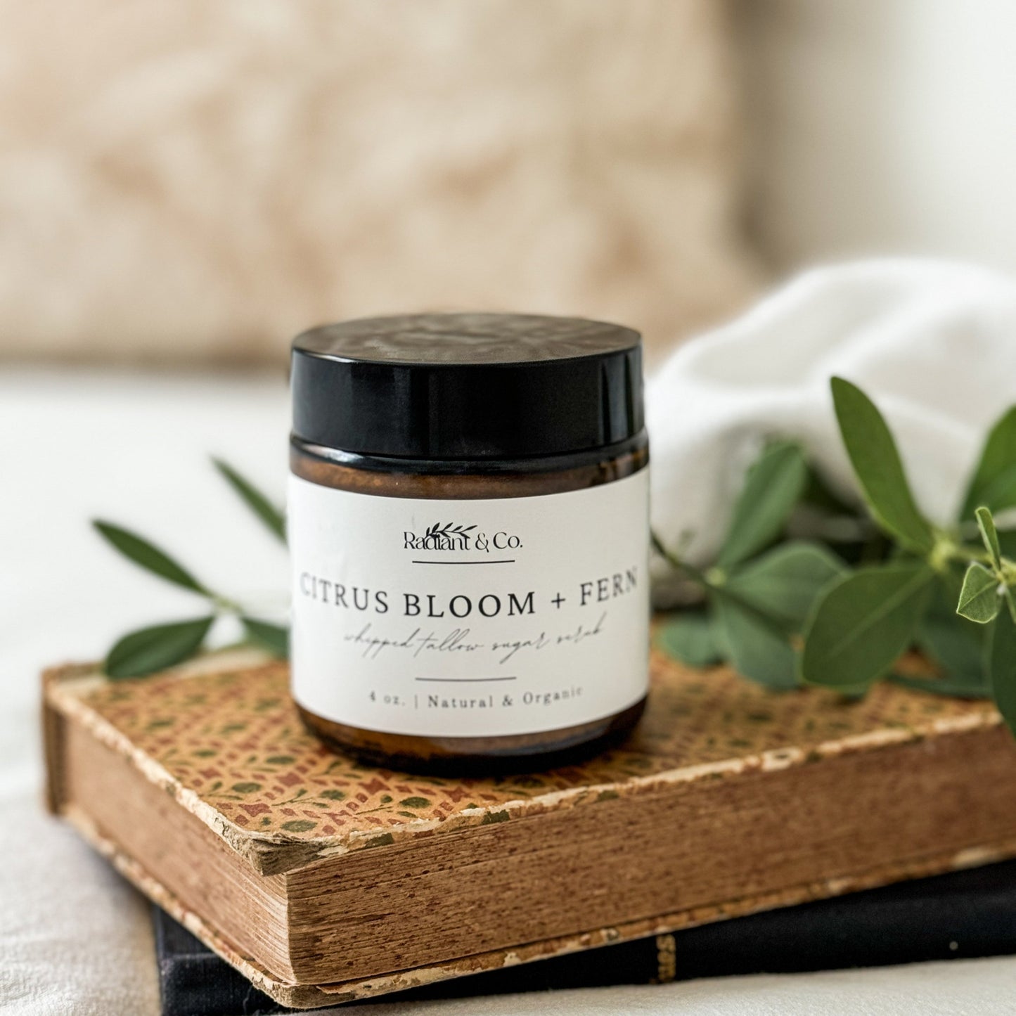 Whipped Tallow Sugar Scrub - 4 oz.