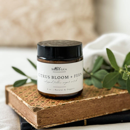 Whipped Tallow Sugar Scrub - 4 oz.